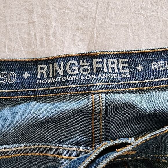 Ring of Fire Relaxed‎ Stratford medium wash jeans mens size 48x32 - Picture 5 of 9